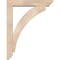 Ekena Millwork Thorton Slat Smooth Bracket w/ Offset Brace, Douglas Fir, 5 1/2"W x 28"D x 36"H BKT0604X28X36THR06SDF - alternate 3